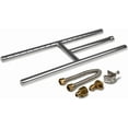 thumbnail image 6 of 42" x 8" Fire Pit & Fireplace Stainless-Steel H-Burner w/Connection Kit - Weatherproof & Whistle Free Set for Use w/Natural Gas, 6 of 7