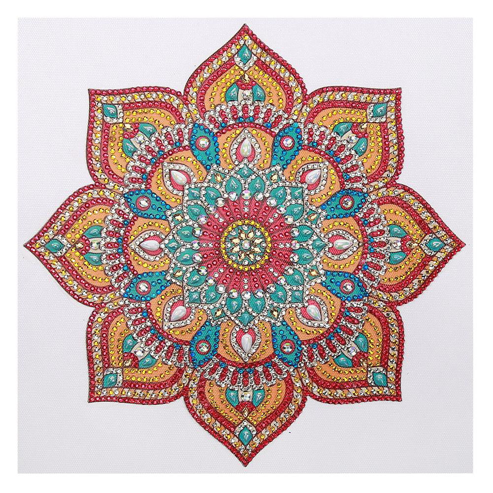 Sparkle Mandala Flower Diamond Painting DIY Kit Geometric Wall Art  gift
