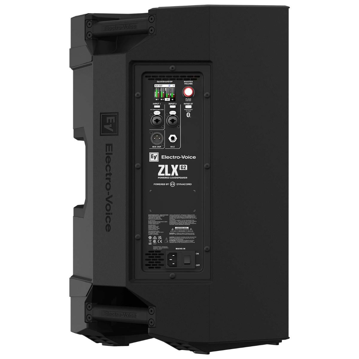 Electro-Voice ZLX-12P-G2-US 12" 2-Way Powered Speaker 2-Pack with Mackie ProFX10v3+ Mixer Package