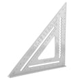 thumbnail image 1 of Transportador para carpintería, regla triangular de 12 pulgadas, regla triangular de ángulo recto, regla triangular de vanguardia Características, 1 of 8