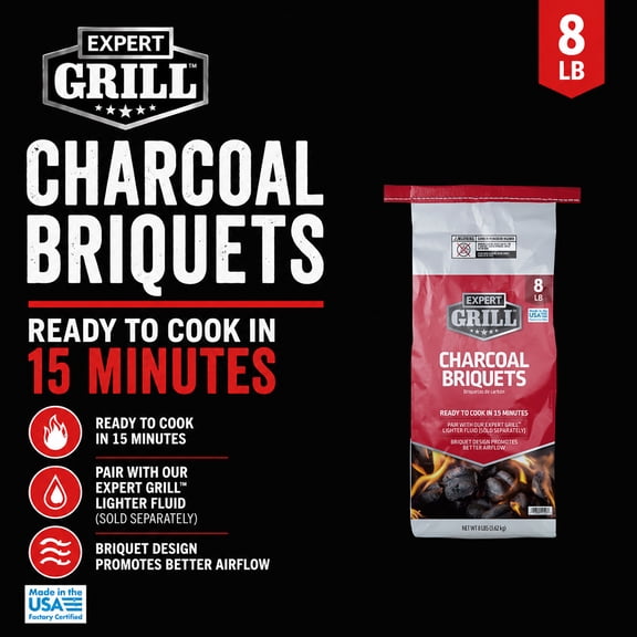 Expert Grill Charcoal Briquets 8lb