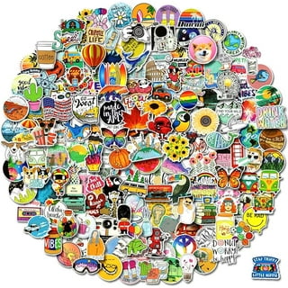 100 Pack Outdoor Cute Mountain Waterproof Stickers Vinyl and Skateboard Stickers