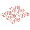 thumbnail image 4 of 100 Pcs Mignons Trombones en Forme d'Animal Amusant Signet Document Organiser des Clips Drôle Signet Planificateur Clips Orange, 4 of 14