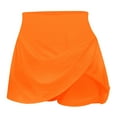 thumbnail image 5 of Munlar High Waisted Women's Golf Skorts Pull on Orange Shorts Fitness Summer Casual Skorts for Women, 5 of 5