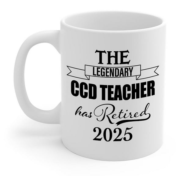 Retirement Gifts for Teacher - The Legendary has Retired 2025 Funny Mug