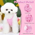 thumbnail image 2 of HQREA Girl Cake Dresses for Small Dogs Summer Puppy Cat Outfits with Bow for Chihuahua, 2 of 6