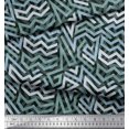 thumbnail image 3 of Soimoi Rayon Fabric Zig Zag Abstract Fabric Prints by Yard 56 Inch Wide, 3 of 3