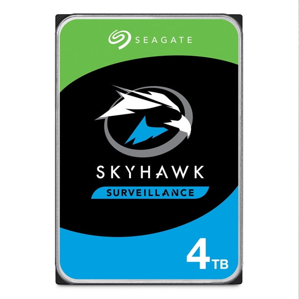 Disco duro Surveillance Seagate Skyhawk de 4 TB, SATA, 6 Gb/s, 3,5 pulgadas