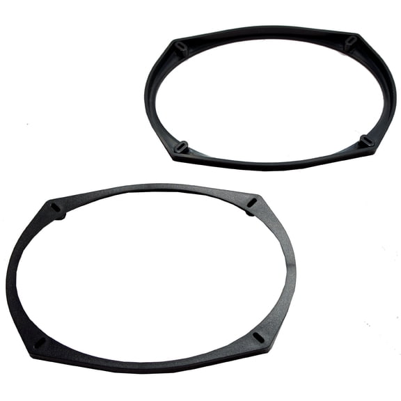 Car Audio Universal 6x9" Harmony Aftermarket Speaker Spacer - Adds 1/2" Depth - Pair