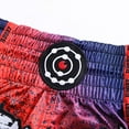 thumbnail image 6 of Fluory Gradient Muay Thai Shorts Colorful Font Line Sportswear for Active Lifestyle Boxing Shorts, 6 of 7
