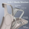 thumbnail image 4 of JETech Magnetic Silicone Case for iPhone 14 Pro Max 6.7-Inch, Compatible with MagSafe, Phone Cover with Camera Lens Full Protection (Stone), 4 of 6