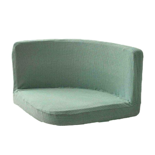 Bewildely Funda para silla elegante, amplia aplicación, fundas para sillas trilaterales suaves y duraderas, elástico fuerte Decoración del hogar verde