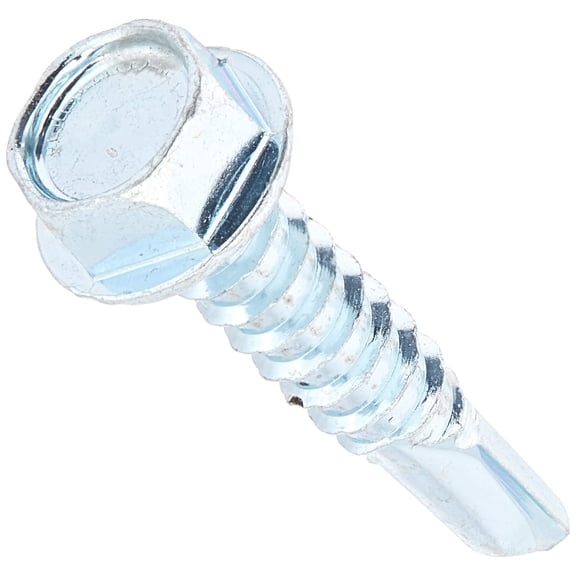 ITW Brands Teks Hex Washer Head Drill Point Screws - Steel - 400 Pack, 12-14 x 1 In