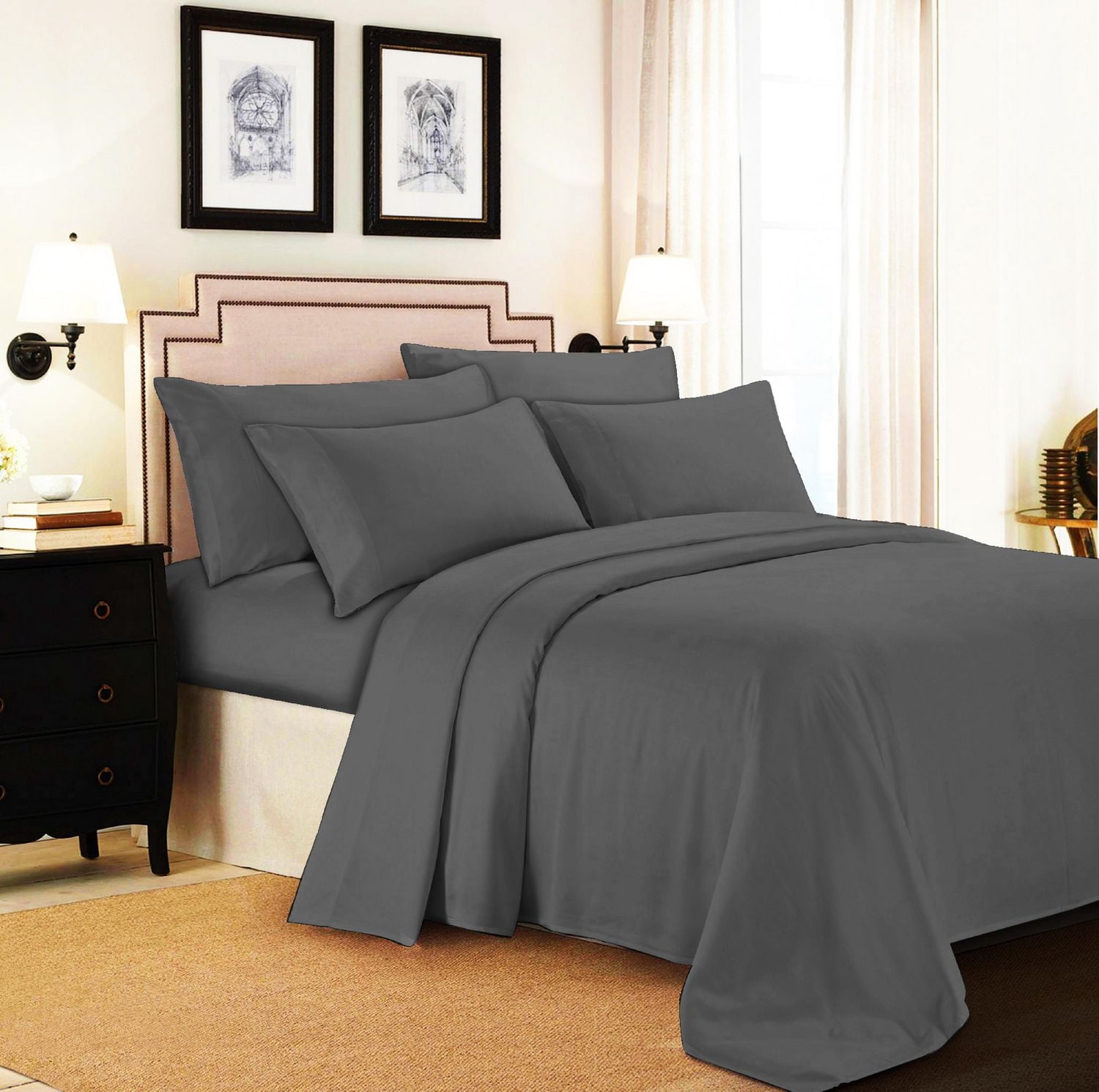 Johnson Home Fashions - 700 TC, 100% Pima Cotton Sateen Sheet Sets