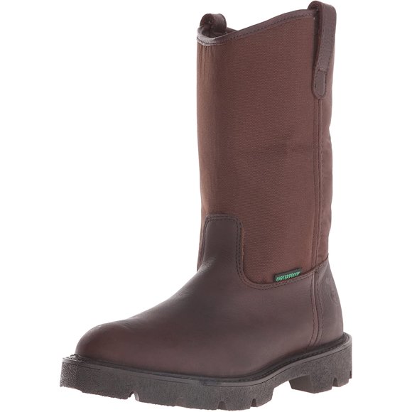 Georgia Men's Homeland Wellington Work Boot-M Pull, Brown, 11 M US