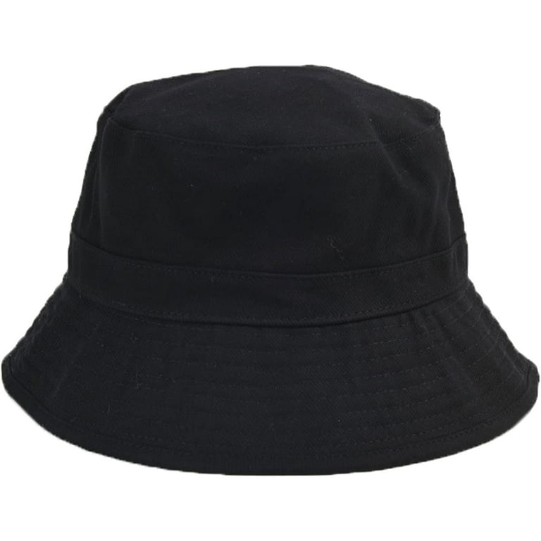 Bucket Hat for Men Canvas Cotton Trendy Distressed Fisherman Hat