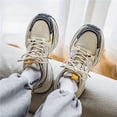thumbnail image 2 of Men's Retro Chunky Platform Dad Sneakers, Breathable Mesh Vintage Athletic Shoes, Non-Slip Casual Walking Shoes for Daily Wear, 2 of 9