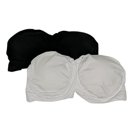 

Rhonda Shear SzL One Size2-pack Anti-Microbial Seamless Underwire Black 744168 Regular Size
