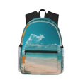 thumbnail image 1 of Easygdp Shopping Cart On Tropical Beach Mochila Casual para Portátil, Mochila para Escuela, Viajes, Negocios, 1 of 6