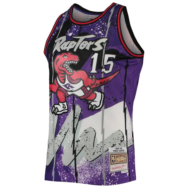 Vince Carter Toronto Raptors Fanatics Authentic Autographed Purple 1999  Mitchell & Ness Swingman Jersey