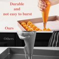 thumbnail image 4 of 24 Inch Extra Large Piping Bags, 200 PCS Clear Disposable Icing bags, Thickened Non-Slip and Anti-Burst Pastry Bags for Baking and Decorating Desserts Cakes Cookie, 4 of 7