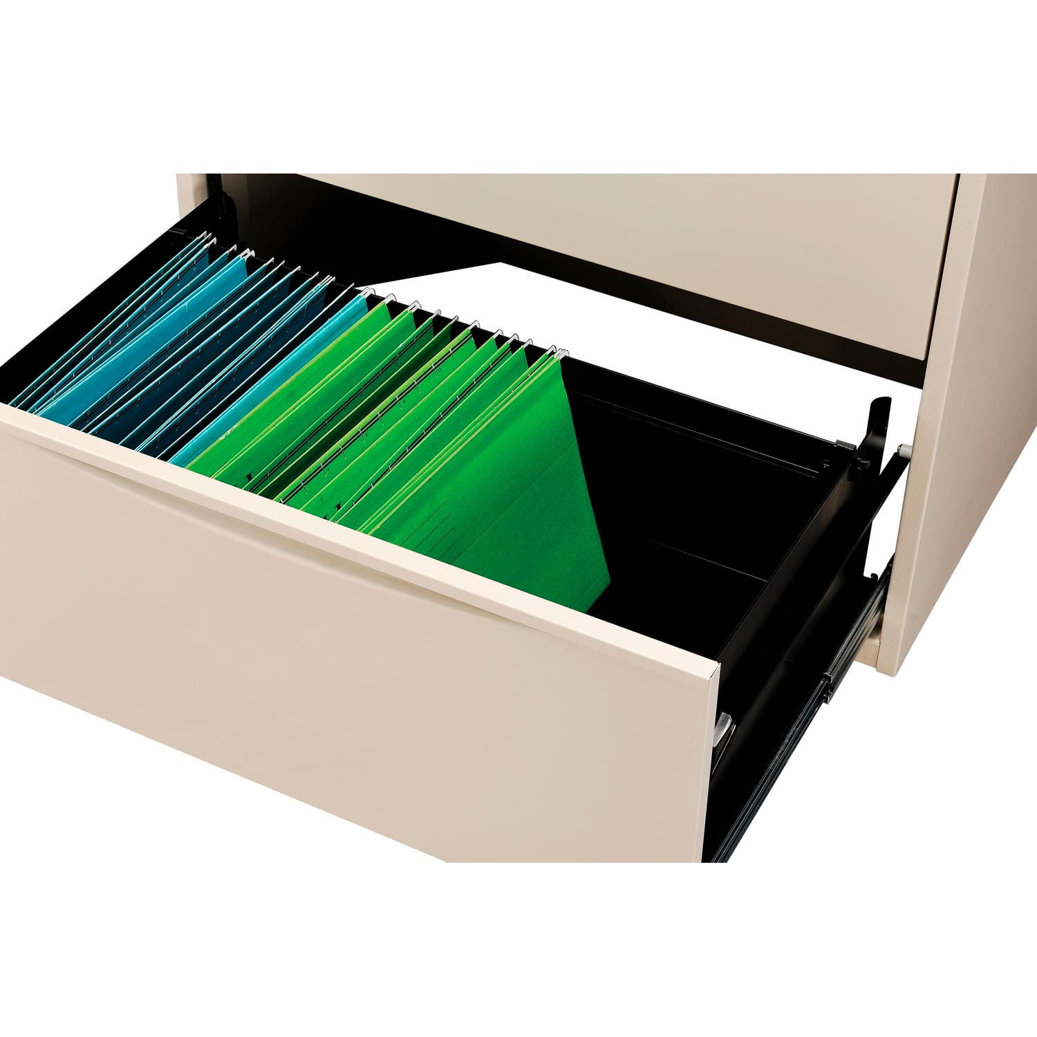 Famous Brand LF-30-4D-PUTTY 30 Premium Lateral File Cabinet 4 Drawer Putty
