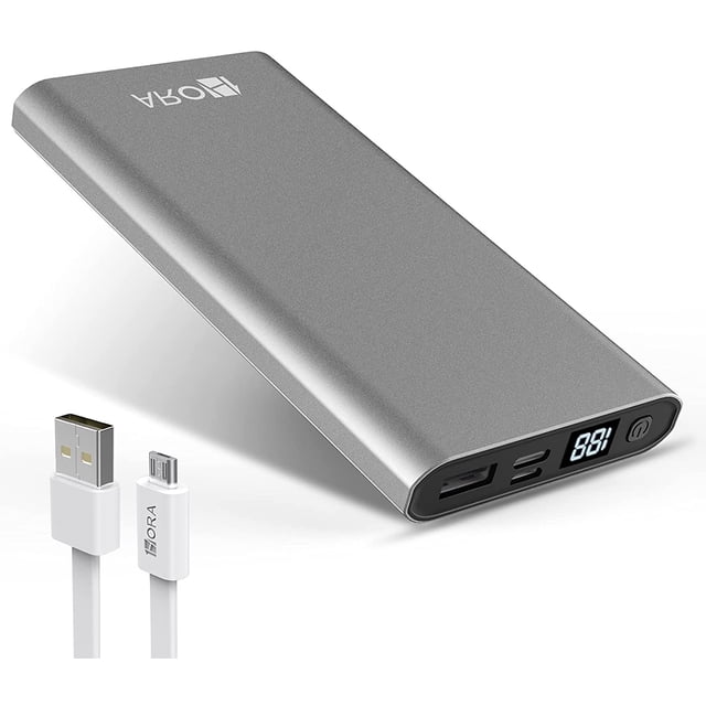 Power Bank 10000mAh Bateria Portatil con LED Indicadores 1Hora Moderno