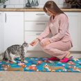 thumbnail image 3 of Basset Hound Dog and Flower-1 Kitchen Rugs Sets Of 2,Anti Fatigue Kitchen Mat Rugs Non Slip Washable,Decorative Kitchen Floor Mats for Kitchen,Sink,Laundry,17"x30"+17"x47", 3 of 7