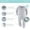 Purple/Blue/White, variant on The Peanutshell Sleep n Play Footed Baby Pajamas Sleepwear Set, 0-3 Months, Gray, 3-Pack