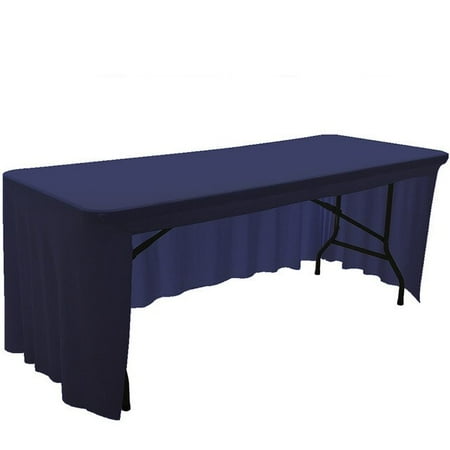 

ASWMXR Oilproof Stretch Table Cloth Elastic Table Cover for Wedding Party Dining Exhibition Party Event Decoration Spandex Tablecloths