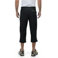 thumbnail image 3 of Little Donkey Andy Men's Quick Dry 3/4 Pants Lightweight Capri Shorts Hiking Fishing Travel Casual Black M, 3 of 7