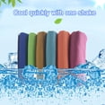 thumbnail image 3 of Toalla refrescante de 8 Uds., toalla helada para cuello, toalla fresca de microfibra, toalla suave y fría para Yoga, gimnasio, correr, entrenamiento, Fitness YUNYI BRAND Deportes, 3 of 8