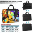 thumbnail image 2 of Zufioo Geometry Dash for Laptop Bag, Zippered Computer Shoulder Bag Messenger Bag Briefcase, Suitable for School, Work, Travel, 2 of 9