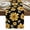 Yellow, Black, Gold, variant on Table Runner Dresser Scarves 36 Inch Long,Summer Daisy Flower Bee on Black Linen Dining Table Runners
