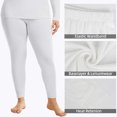 thumbnail image 5 of MANIFIQUE Plus Size Thermal Underwear for Women Long Johns Base Layer Top and Bottom Sets XL-5XL, 5 of 6