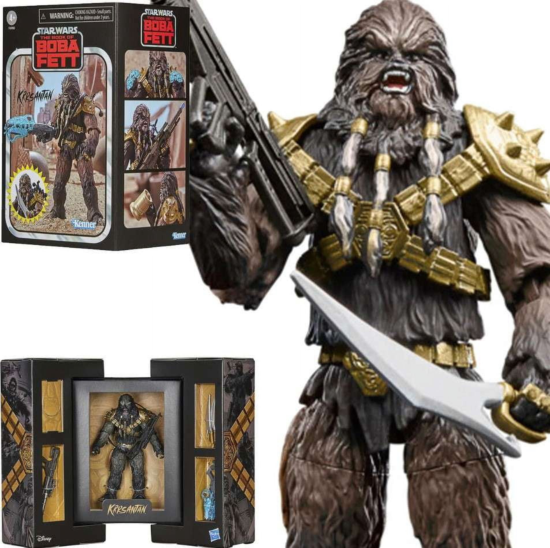 Hasbro Star Wars Vintage Collection Krrsantan Action Figure, 3.75 Inches, No Batteries