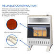 15,000BTU Thermostat Control Infrared Indoor Propane Heater