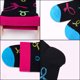 thumbnail image 3 of KAWELL Calcetines de compresión para mujeres y hombres, calcetines hasta la rodilla con soporte de 15-20 mmHg para correr, enfermería, atletismo,5 Pairs-Multicoloured a,Small-Medium, 3 of 6