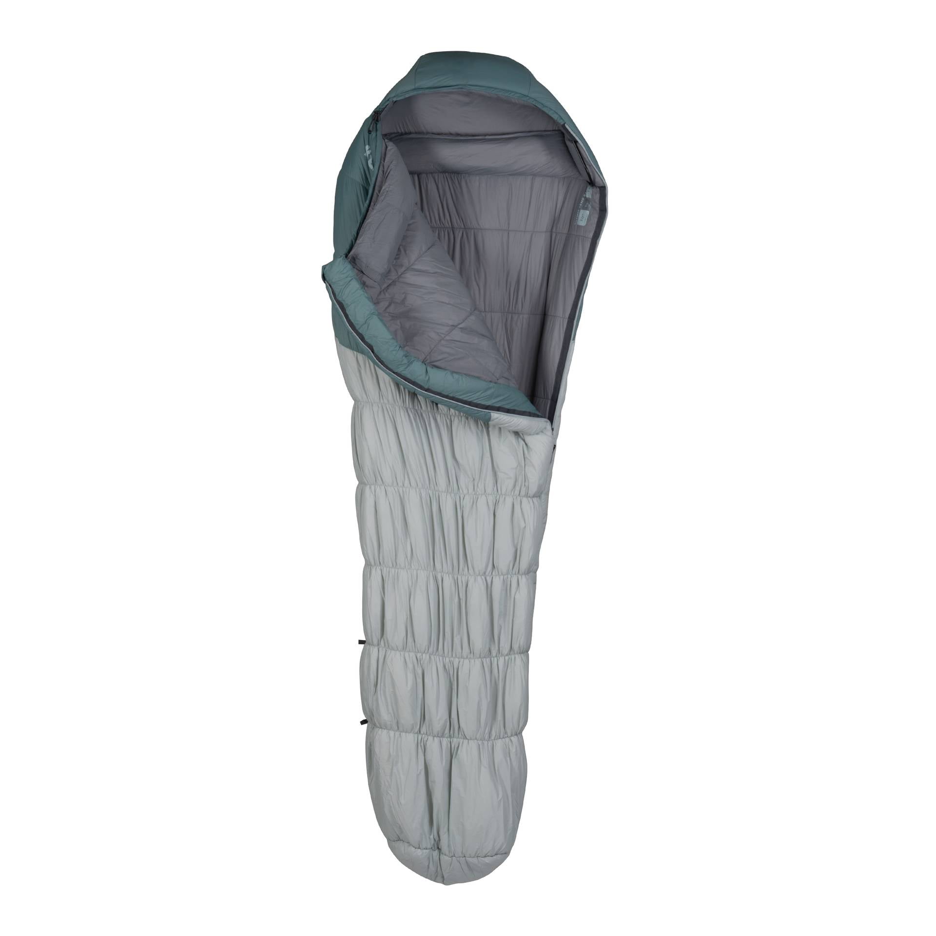 Klymit Sojourn Stretch 20 Degree Sleeping Bag, Lightweight 3-Season Adjustable Mummy Bag for Camping & Backpacking, Large