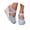 Blue, variant on Sandals Women's Espadrilles Summer Wedge Sandals with Closed Wedge Heel Sandals Heel Breathable Beach Sandals Mules Elegant Summer Shoes Wedges Pumps