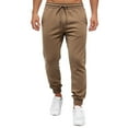 thumbnail image 2 of Men's Joggers Men Sweatpants Men's Casual Jogger Pants Elastic Waistband Solid Color Comfortable Running Sweatpants Lightweight Breathable Tapered Fit, 2 of 4