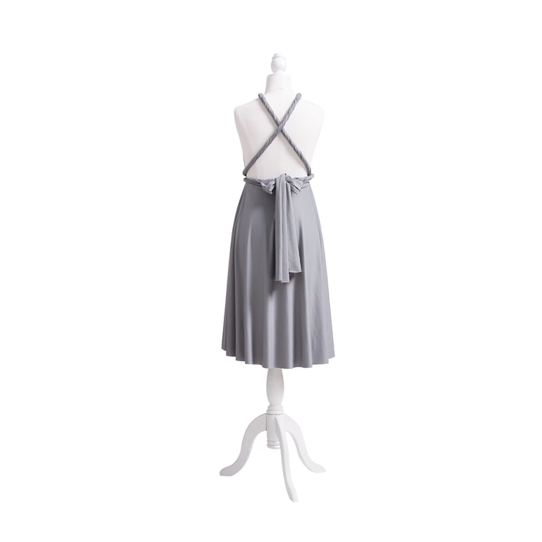72Styles Womens Knee Length Short Infinity Dresses for Bridesmaids  Convertible Dresses Transformer Multiway Twist Wrap Midi Dresses