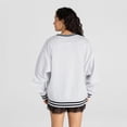 thumbnail image 2 of Women's Gameday Couture Ash North Carolina Tar Heels Easy Energy Sweatshirt, 2 of 5