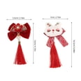 thumbnail image 2 of OULII 2Pares Horquillas De Estilo Chino Con Lazos Y Para Accesorios, 2 of 6