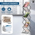 thumbnail image 2 of Revistero Plegable Porta Folletos, Plegable Stand Publicitario Portatil, Portafolletos Plegable de Aluminio Pop-up, Con Bolsa de Transporte Oxford Portátil, Adecuado para La Oficina - Ce Jia, 2 of 4