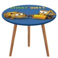 thumbnail image 1 of Stinky y Dirty-theme Fitted Round Tablecloths Elastic Edged Table Covers Waterproof Table Cloth for Kitchen Holiday Party Tables Decor 150cm, 1 of 6
