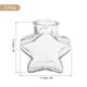 thumbnail image 2 of Uxcell 2 Pcs 12 oz/400ML Frascos de Vidrio Transparentes en Forma de Estrella con Tapa de Corcho, Cuerda y Etiquetas en Blanco para Decoraciones de Halloween, 2 of 5