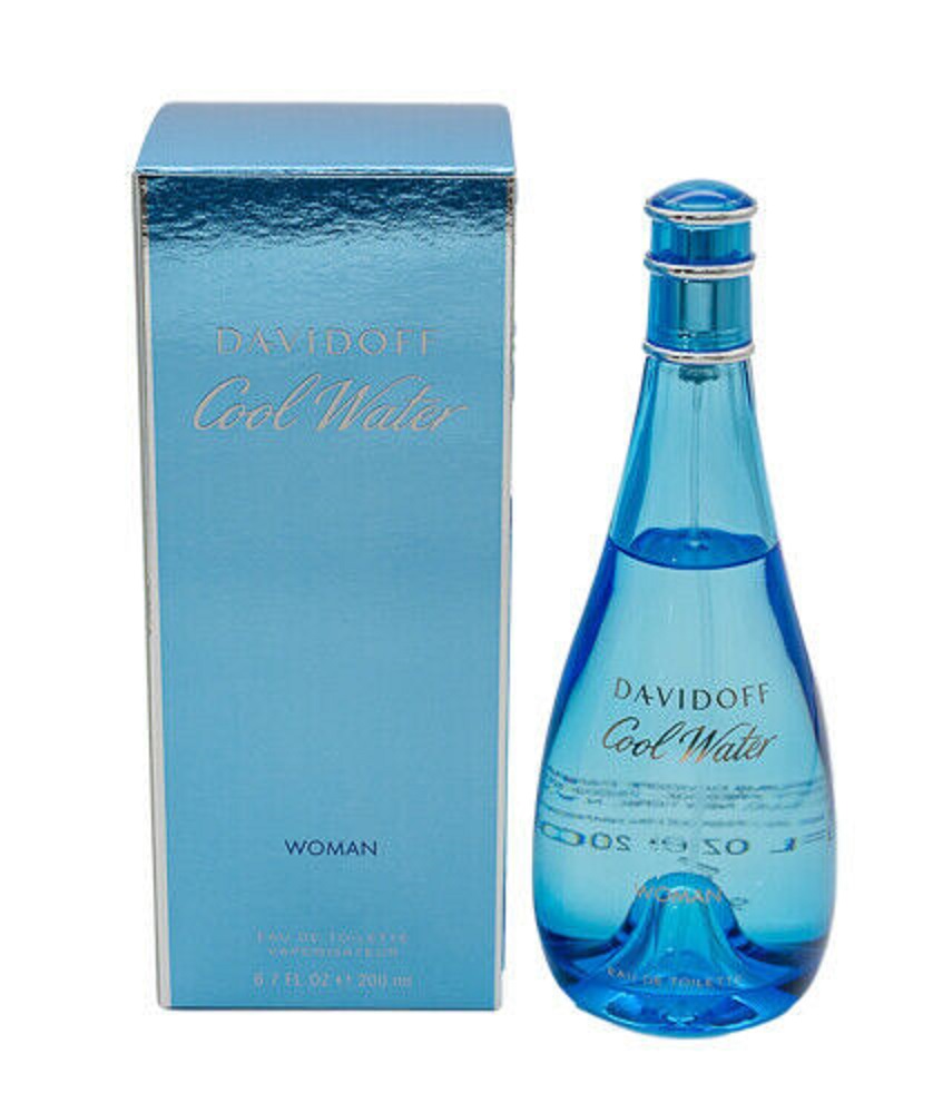 Cool Water by Davidoff 6.7 oz EDT Perfume for Women New In