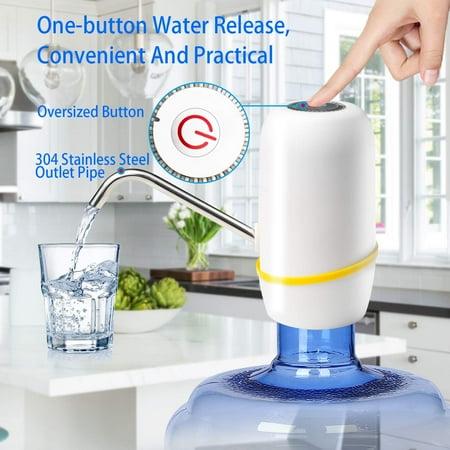 Portable USB Charging Electric 2-5 Gallon Bottle Water Pump Drinking