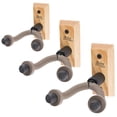thumbnail image 1 of Colgadores de guitarra para montaje en pared String Swing, roble (paquete de 3) CC01-O, 1 of 3